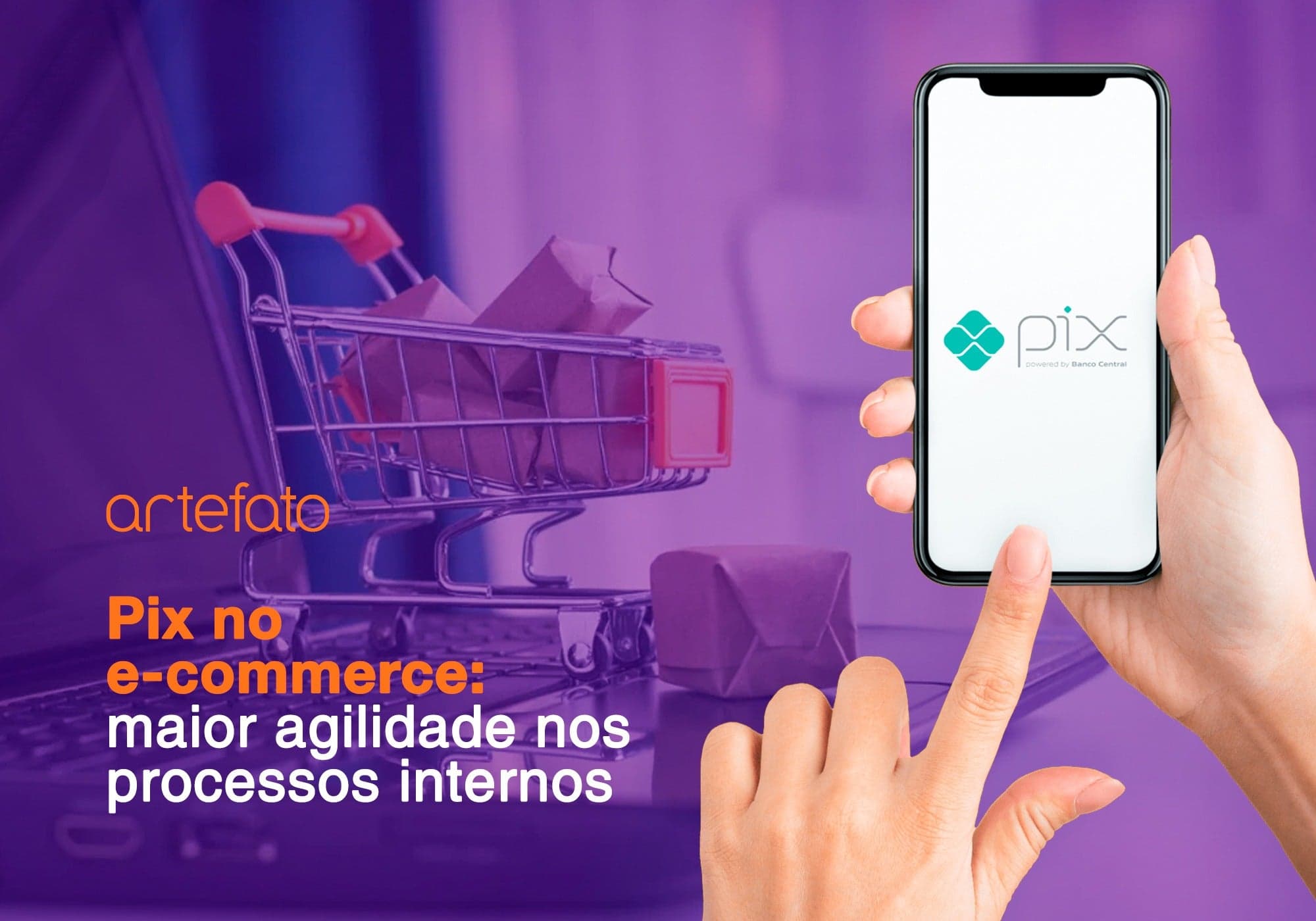 Pix no e-commerce: maior agilidade nos processos internos